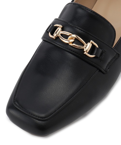 ROPE' PICNIC（ロペピクニック）の「スクエアトゥビットローファーバブーシュ（ローファー・レディース・ブラック/キナリ/イエロー系その他2・23.0cm/24.0cm/24.5cm/23.5cm）」の8枚目の写真