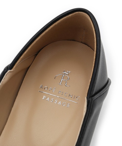 ROPE' PICNIC（ロペピクニック）の「スクエアトゥビットローファーバブーシュ（ローファー・レディース・ブラック/キナリ/イエロー系その他2・23.0cm/24.0cm/24.5cm/23.5cm）」の11枚目の写真