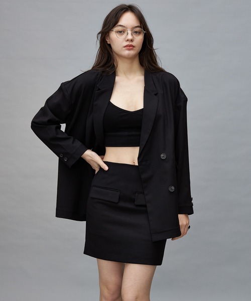 Lui's（ルイス）の「【cierio/シエリオ 】ブラキャミトップス（キャミソール・レディース・モカ/チャコールグレー/ブラック・FREE）」の6枚目の写真