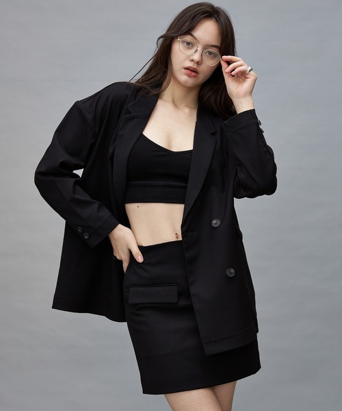 Lui's（ルイス）の「【cierio/シエリオ 】ブラキャミトップス（キャミソール・レディース・モカ/チャコールグレー/ブラック・FREE）」の5枚目の写真