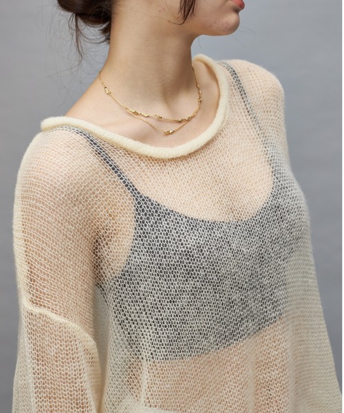 Lui's（ルイス）の「【cierio/シエリオ 】ブラキャミトップス（キャミソール・レディース・モカ/チャコールグレー/ブラック・FREE）」の8枚目の写真