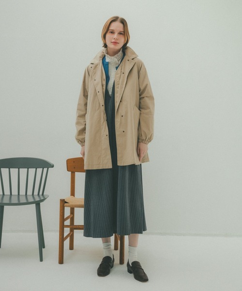 studio CLIP（スタディオクリップ）の「【conges payesコラボ】Ｖネックジャンパースカート[プチ・プラスサイズあり]（ジャンパースカート・レディース・ブラック/グレー・ﾌﾘｰ(L)/FREE/PF）」の10枚目の写真