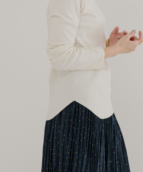 URBAN RESEARCH(アーバンリサーチ)の「『MADE IN JAPAN』 ボートネックフライスカットソー(Tシャツ/カットソー・レディース・ブラック/オフホワイト・FREE)」の14枚目の写真