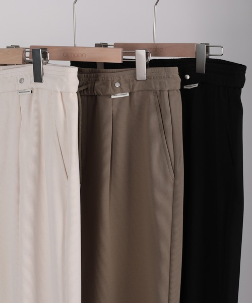 aimoha(アイモハ)の「aimoha men SLIM STRAIGHT SLACKS スリムストレートスラックス(スラックス・メンズ・グリーン/ブラック/ベージュ・SMALL/MEDIUM/LARGE/X-LARGE/XX-LARGE/XXX-LARGE)」の10枚目の写真