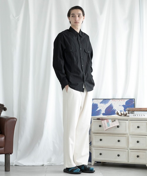aimoha(アイモハ)の「aimoha men SLIM STRAIGHT SLACKS スリムストレートスラックス(スラックス・メンズ・グリーン/ブラック/ベージュ・SMALL/MEDIUM/LARGE/X-LARGE/XX-LARGE/XXX-LARGE)」の19枚目の写真