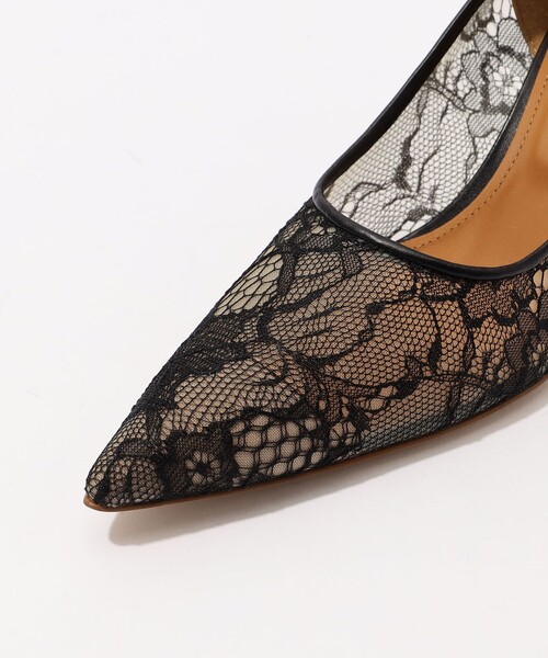 新品未使用　ピッピシック　ブラック レース パンプス38 Pippichic（ピッピシック）の「PIPPICHIC BETTY レースパンプス
