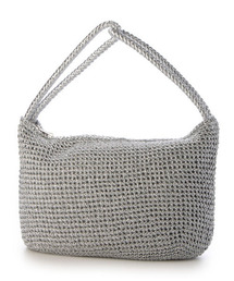 cache cache | カシュカシュ cachecache / 2wayハンドルメタリックコード編みトートバッグ(ショルダーバッグ)