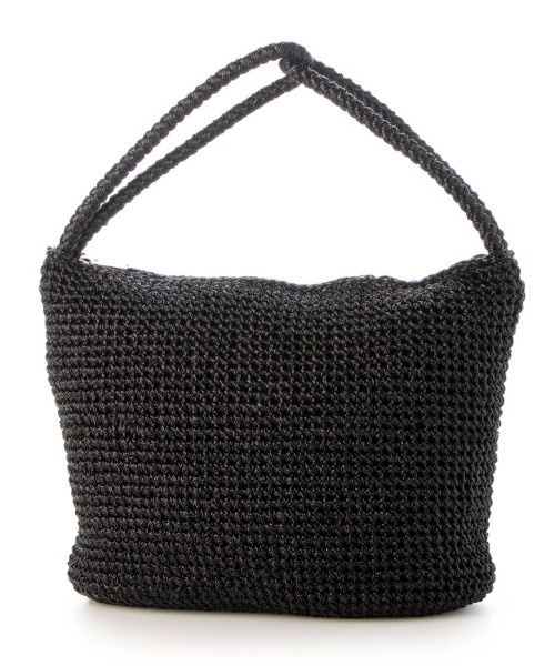 cache cache（カシュ カシュ）の「カシュカシュ cachecache / 2wayハンドルメタリックコード編みトートバッグ（ショルダーバッグ・レディース・マルチ/シルバー/ブラック/ホワイト・FREE）」の3枚目の写真