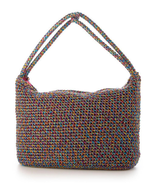 cache cache（カシュ カシュ）の「カシュカシュ cachecache / 2wayハンドルメタリックコード編みトートバッグ（ショルダーバッグ・レディース・マルチ/シルバー/ブラック/ホワイト・FREE）」の20枚目の写真