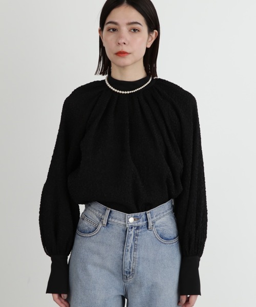 JILL STUART（ジルスチュアート）の「◇シアーエンボスブラウス 