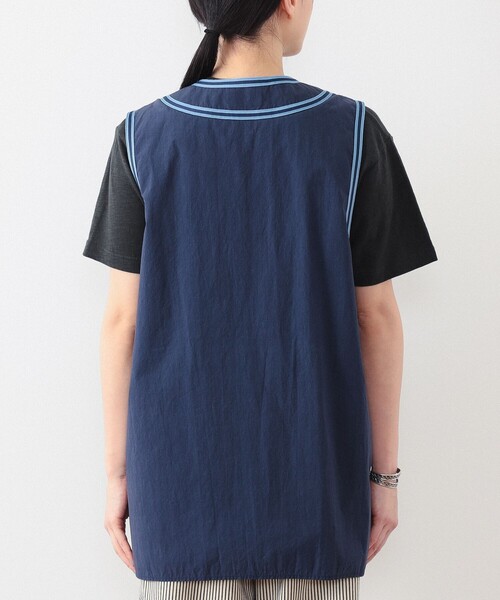 「BEAMS BOY」 ノースリーブブラウス ONE SIZE ネイビー レディース BEAMS BOY（ビームスボーイ）の「BEAMS BOY / ベースボール