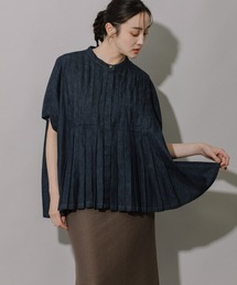 Munich | ウォッシュ5.5オンススラブデニムタックシャツ(シャツ/ブラウス)