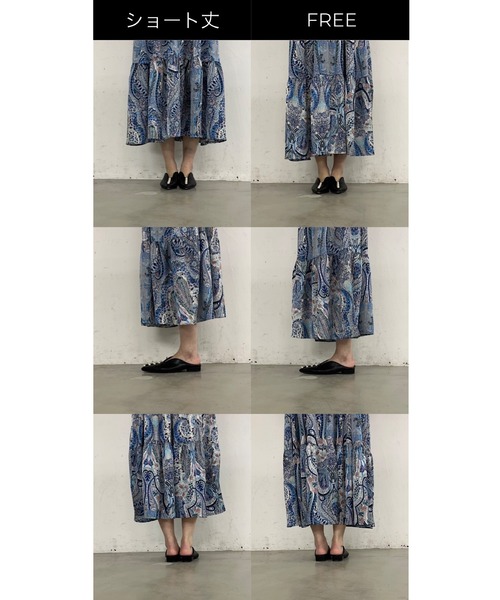 アラベスクティアードワンピース（ワンピース）｜manana suerte