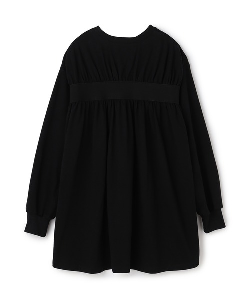 ELLEgirl（エルガール）の「バックギャザーチュニックTシャツ【ELLEgirl/エル ガール】（Tシャツ/カットソー・レディース・ブラック/ホワイト・FREE）」の14枚目の写真