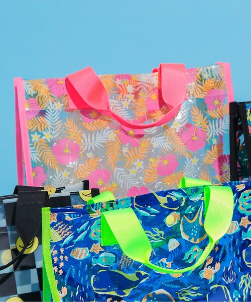 BREEZE(ブリーズ)の「ワクワクスイムBAG(スイムグッズ・キッズ・ブラック/ブルー/オフホワイト/チェック/その他3・FREE)」の1枚目の写真