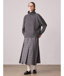 MidiUmi チェックタックスカート