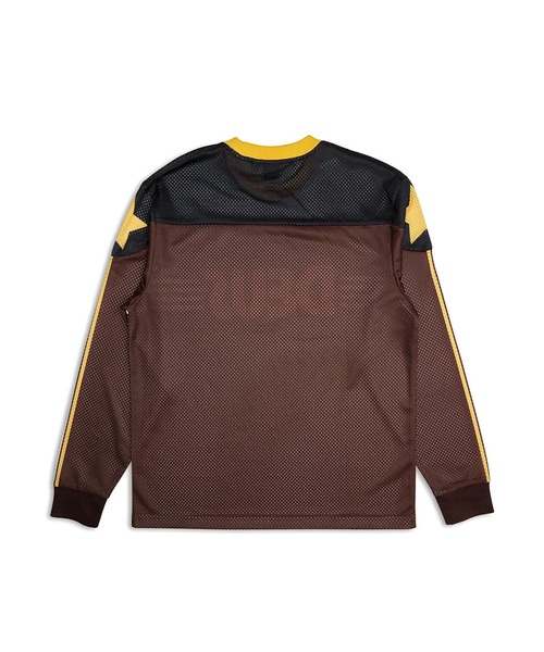 DEUS EX MACHINA（デウスエクスマキナ）の「FANTASMA MOTO JERSEY　ロングスリーブモトジャージ　メッシュ素材　リラックスドフィット（Tシャツ/カットソー・メンズ・ホワイト系その他/ブラウン系その他・MEDIUM/LARGE/X-SMALL/SMALL/X-LARGE）」の14枚目の写真