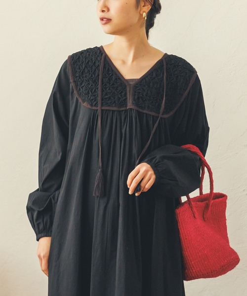 セール】ハンドスモッキングワンピース（ワンピース）｜Noia（ノイア  