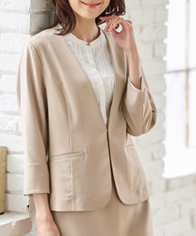Honeys | ８分袖カラーレステーラージャケット(テーラードジャケット)