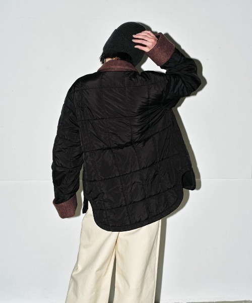 TODAYFUL（トゥデイフル）の「TODAYFUL　Soutiencollar Quilting Jacket ステンカラーキルティングジャケット/12420104（その他アウター・レディース・キナリ/ブラック・36）」の9枚目の写真