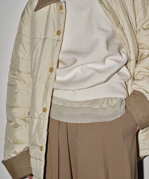 TODAYFUL（トゥデイフル）の「TODAYFUL　Soutiencollar Quilting Jacket ステンカラーキルティングジャケット/12420104（その他アウター・レディース・キナリ/ブラック・36）」の4枚目の写真