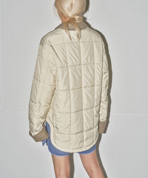 TODAYFUL（トゥデイフル）の「TODAYFUL　Soutiencollar Quilting Jacket ステンカラーキルティングジャケット/12420104（その他アウター・レディース・キナリ/ブラック・36）」の6枚目の写真