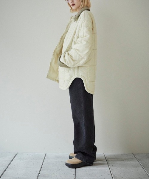TODAYFUL（トゥデイフル）の「TODAYFUL　Soutiencollar Quilting Jacket ステンカラーキルティングジャケット/12420104（その他アウター・レディース・キナリ/ブラック・36）」の16枚目の写真