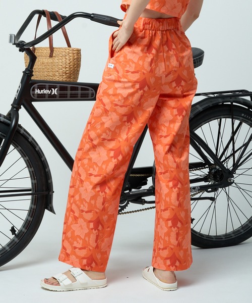 Hurley (ハーレー)の「【Hurley:ハーレー】W RIPSTOP WIDE PANTS レディースワイドパンツ 水陸両用(その他パンツ・レディース・ブラック/ネイビー/オレンジ/ホワイト/カーキブラウン/グリーン系その他・MEDIUM/LARGE/SMALL)」の6枚目の写真