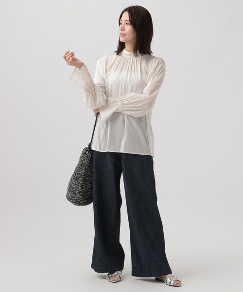 Elura（エルーラ）の「サマーワイドデニム／104297（デニムパンツ・レディース・ブルー/ネイビー・SMALL/X-LARGE/LARGE/MEDIUM）」の20枚目の写真