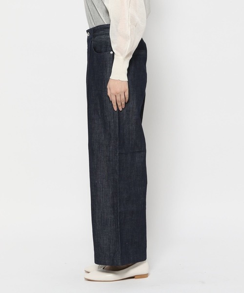 Elura（エルーラ）の「サマーワイドデニム／104297（デニムパンツ・レディース・ブルー/ネイビー・SMALL/X-LARGE/LARGE/MEDIUM）」の17枚目の写真
