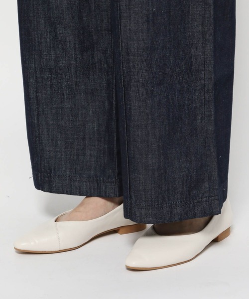 Elura（エルーラ）の「サマーワイドデニム／104297（デニムパンツ・レディース・ブルー/ネイビー・SMALL/X-LARGE/LARGE/MEDIUM）」の12枚目の写真