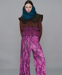 NON TOKYO（ノントーキョー）の「PRINT RIB WIDE PANTS（その他