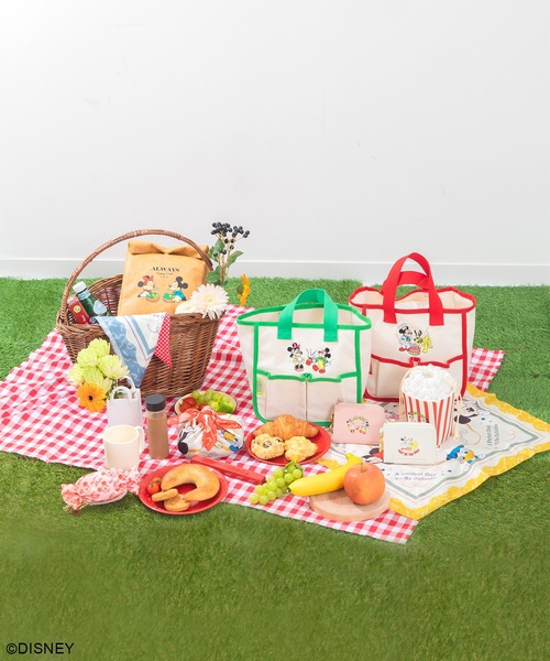 Disney（ディズニー）の「ディズニー　ビビットランチトートバッグ（トートバッグ・レディース・グリーン/レッド/イエロー・FREE）」の8枚目の写真