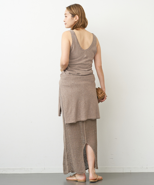 セール】【LAUREN MANOOGIAN/ローレン マヌージアン】 U TANK（ニット