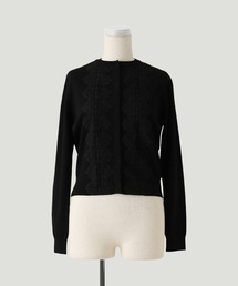 レース コンビ サマーニット カーディガン HUIT