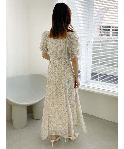 CALNAMUR(カルナムール)の「リトルフラワーレディーワンピース(ワンピース・レディース・アイボリー/ブラック・FREE)」の22枚目の写真