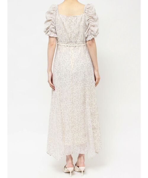 CALNAMUR(カルナムール)の「リトルフラワーレディーワンピース(ワンピース・レディース・アイボリー/ブラック・FREE)」の7枚目の写真