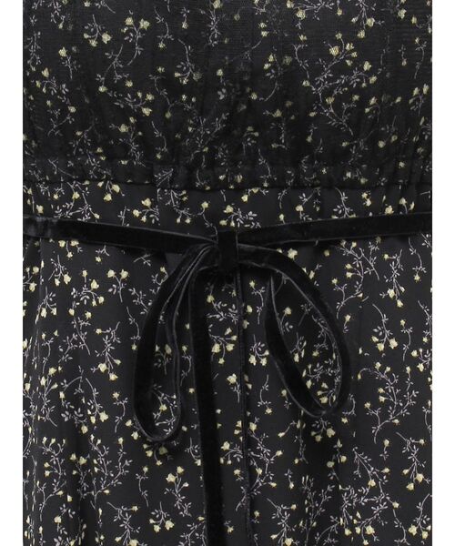 CALNAMUR(カルナムール)の「リトルフラワーレディーワンピース(ワンピース・レディース・アイボリー/ブラック・FREE)」の14枚目の写真