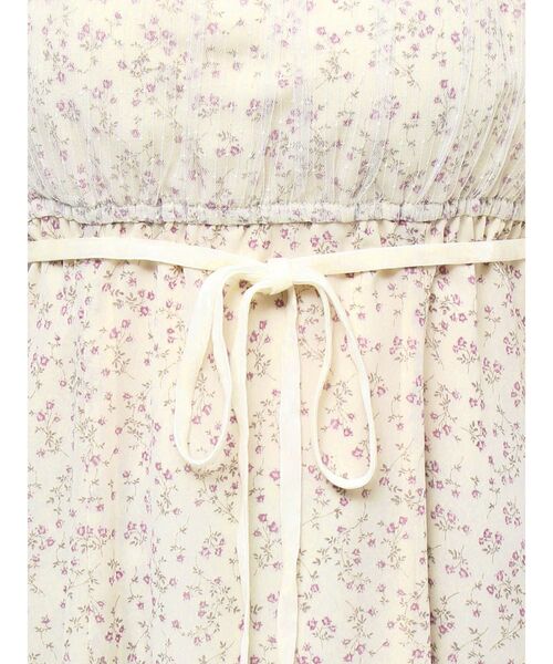 CALNAMUR(カルナムール)の「リトルフラワーレディーワンピース(ワンピース・レディース・アイボリー/ブラック・FREE)」の15枚目の写真