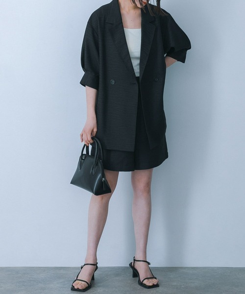 HEYUMM（ヘユム）の「ウエストデザインハーフパンツ（その他パンツ・レディース・アイボリー/ブラック/ネイビー・SMALL/MEDIUM）」の22枚目の写真