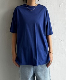シルケット裾ラウンドTee