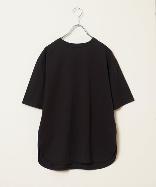 LBC（エルビーシー）の「シルケット裾ラウンドTee（Tシャツ/カットソー・レディース・ブルー/ブラック/ホワイト/ベージュ・M/L）」の12枚目の写真