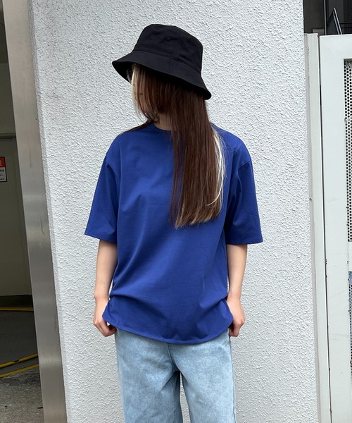 LBC（エルビーシー）の「シルケット裾ラウンドTee（Tシャツ/カットソー・レディース・ブルー/ブラック/ホワイト/ベージュ・M/L）」の20枚目の写真