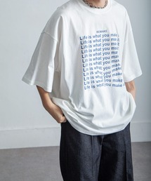 アソートデザイン オーバーサイズ 半袖 Tシャツ / フロントプリント アソートデザインTシャツ