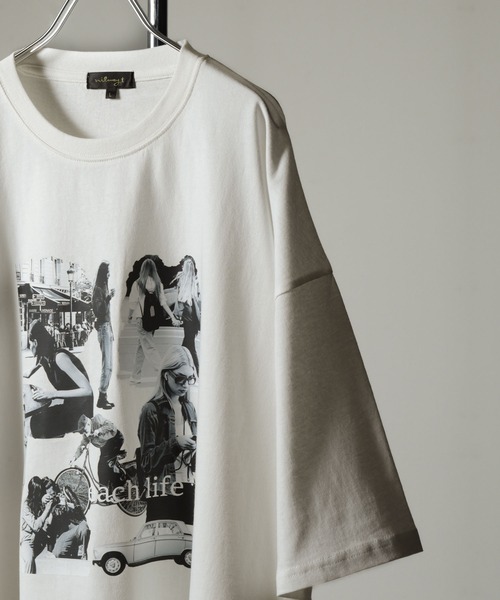 NILWAY（ニルウェイ）の「アソートデザイン オーバーサイズ 半袖 Tシャツ / フロントプリント アソートデザインTシャツ（Tシャツ/カットソー・メンズ・ホワイト/ブラック系1/ネイビー/ブラック系/ブラック/ホワイト系/ホワイト系1/ネイビー系・MEDIUM/LARGE）」の13枚目の写真