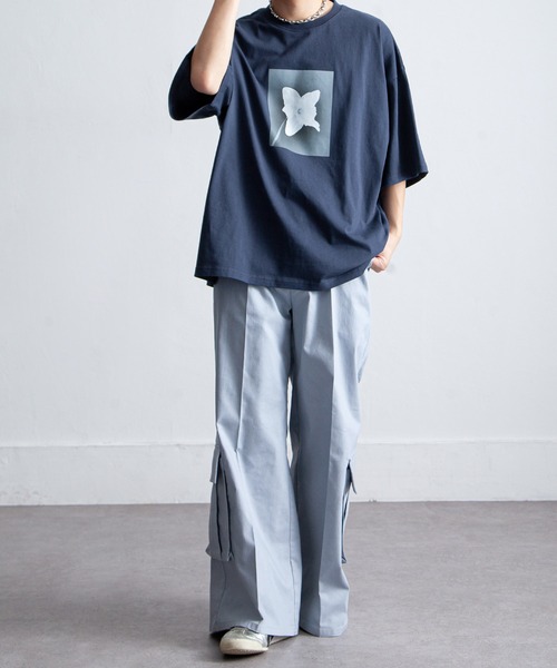 オーシャンウェイル半袖Tシャツ 2カラー UNISEX セール】アソートデザイン オーバーサイズ 半袖 Tシャツ