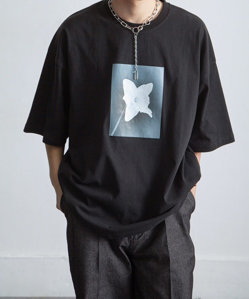 NILWAY（ニルウェイ）の「アソートデザイン オーバーサイズ 半袖 Tシャツ / フロントプリント アソートデザインTシャツ（Tシャツ/カットソー・メンズ・ホワイト/ブラック系1/ネイビー/ブラック系/ブラック/ホワイト系/ホワイト系1/ネイビー系・MEDIUM/LARGE）」の22枚目の写真