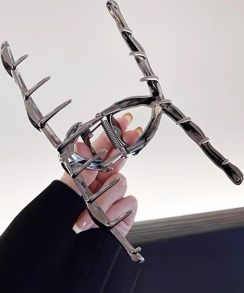 Miniministore（ミニミニストア）の「ヘアクリップ ウェーブ バンスクリップ（バレッタ/ヘアクリップ・レディース・ゴールド/シルバー・FREE）」の13枚目の写真