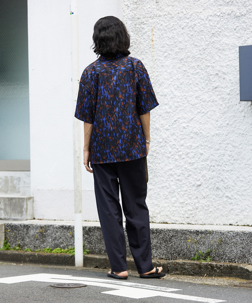 JOURNAL STANDARD（ジャーナルスタンダード）の「ネイティブパターン S/S シャツ（シャツ/ブラウス・メンズ・ブラック系その他/ブラック/アイボリー/サックスブルー/ベージュ・MEDIUM/LARGE）」の8枚目の写真