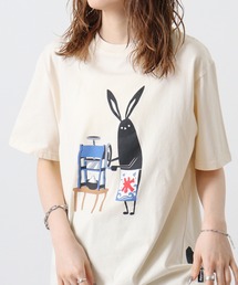 SHABBY 虫取りサガラ刺繍TEE/ギターバックプリントTEE/ポケットサガラ刺繍TEE/風船刺繍+プリント TEE/かき氷プリント TEE/サイクル刺繍TEE